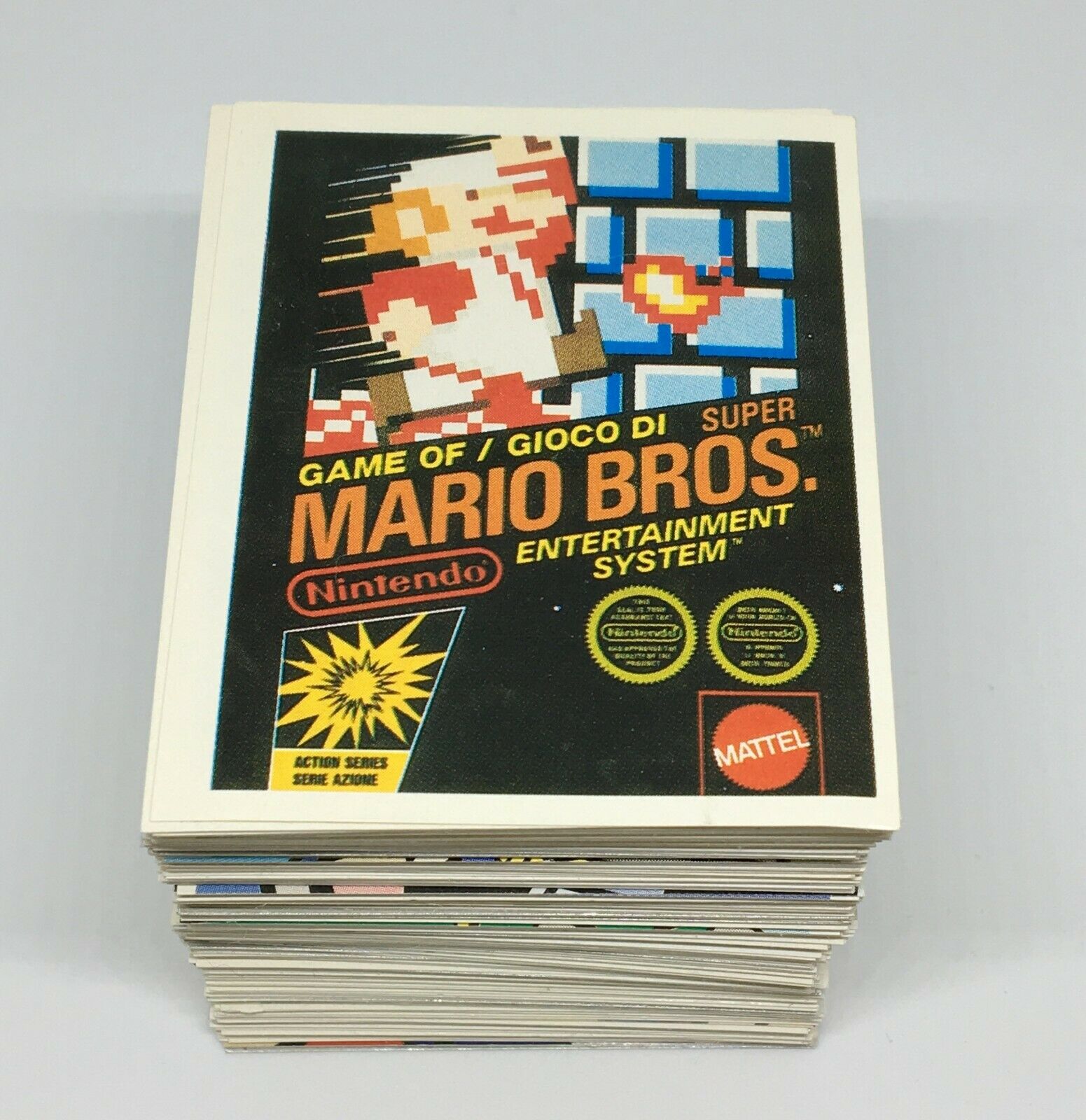 1992 Merlin Nintendo Complete Set 276 Stickers Super Mario Zelda Game Boy Nes