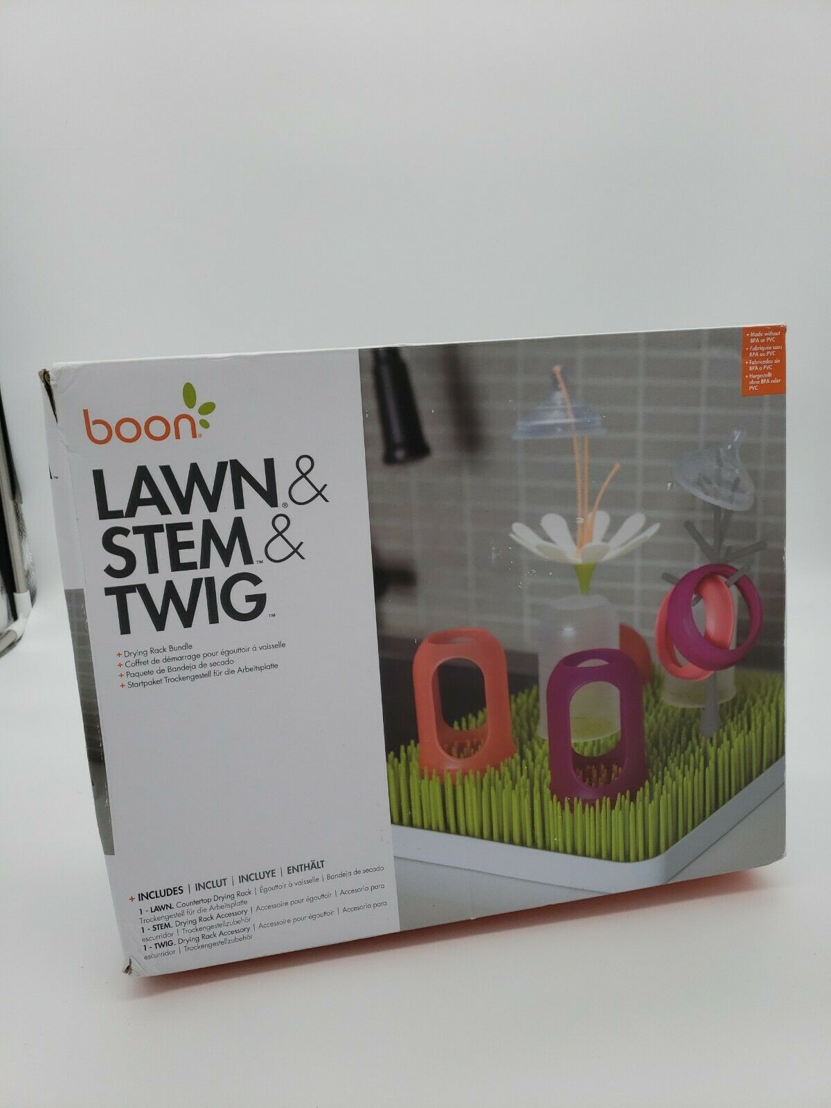 Boon Lawn & Twig & Stem Drying Rack & Accessories Bundle 3piece Multi Multico...